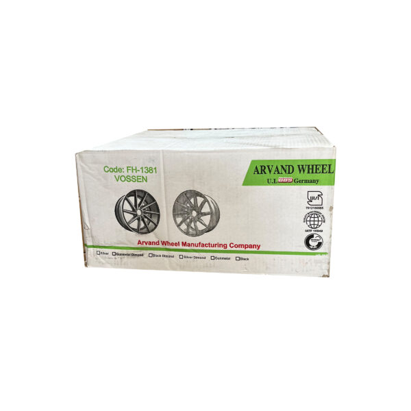 رینگ تولیدی اروند چرخ مدل ووسن چرخشی کد FH-1381 VOSSEN سایز 16 اینچ