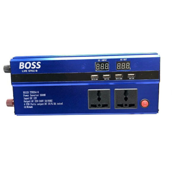 مبدل برق خودرو باس مدل BS123 TYN254-8 ظرفیت 3500 وات